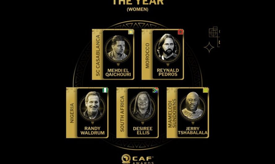 CAF Awards 2023 : Trophée d’entraineur de l’année d’une équipe féminine/Voici les finalistes