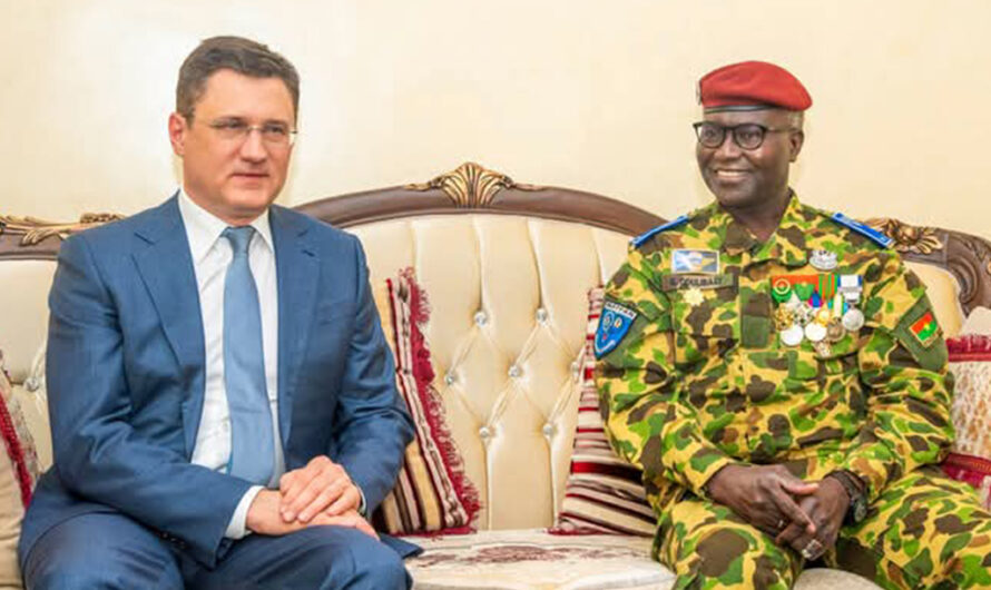 Burkina Faso : Visite de travail du Vice-Premier ministre russe Alexandre Novak à Ouagadougou.