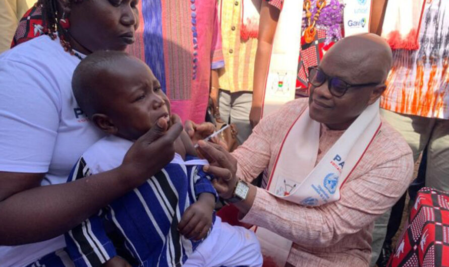 Burkina Faso : Lancement d’une vaste campagne  de vaccination contre la fièvre typhoïde.